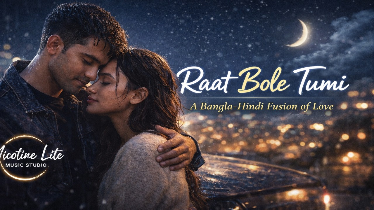 Raat Bole Tumi (রাত বলে তুমি) | A Bangla–Hindi Deep Romantic Fusion Song