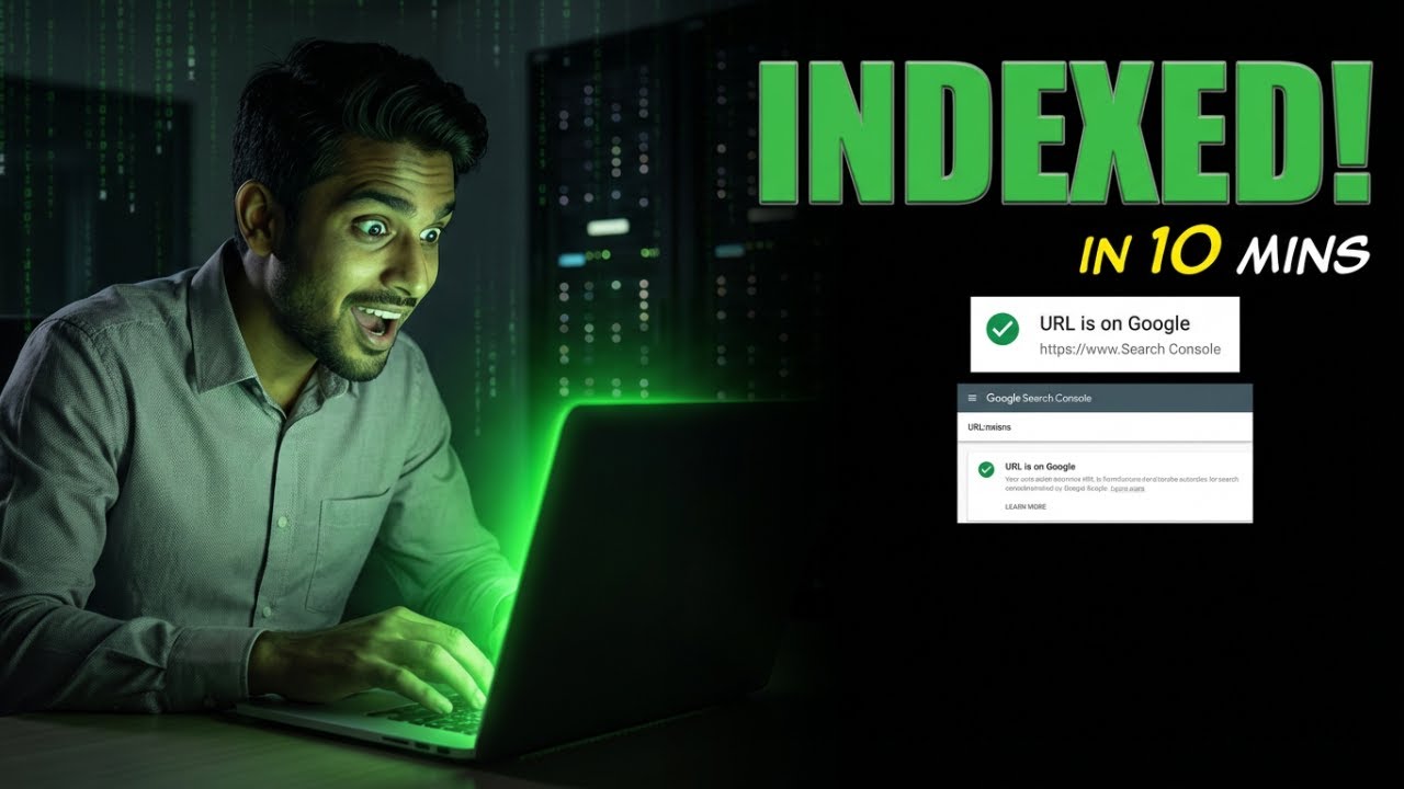 How to Index Website on Google in 10 Mins (Fast Indexing Trick 2026)
