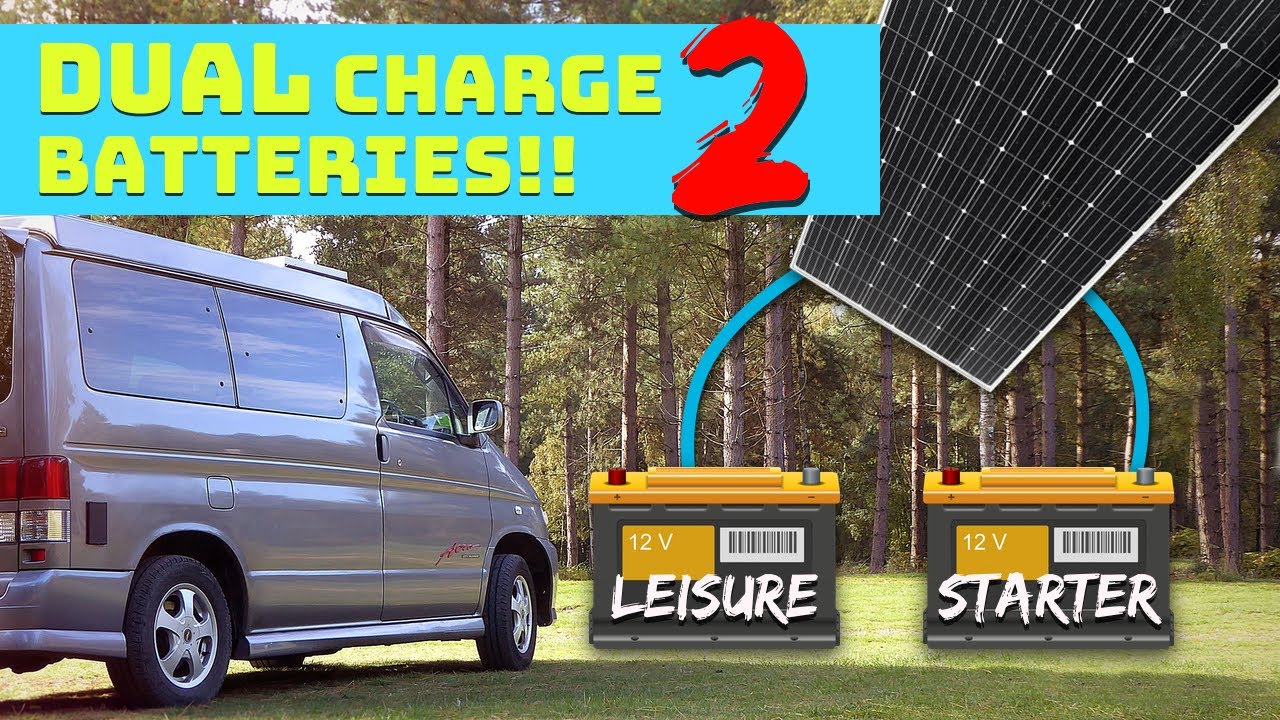 No More DEAD Starter Battery! How to Install a Dual Battery Charger for Solar Power! ☀️🔋