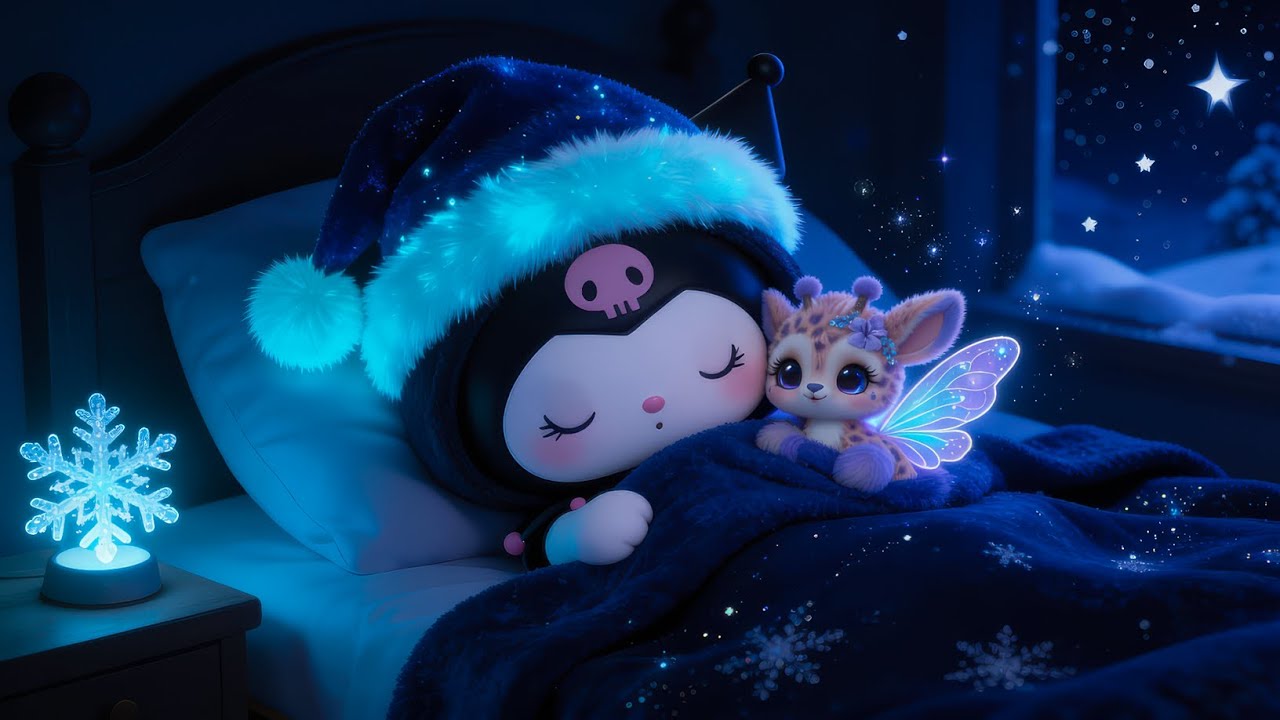 Kuromi in a Christmas Dream 🌙 Gentle Music for Deep Sleep