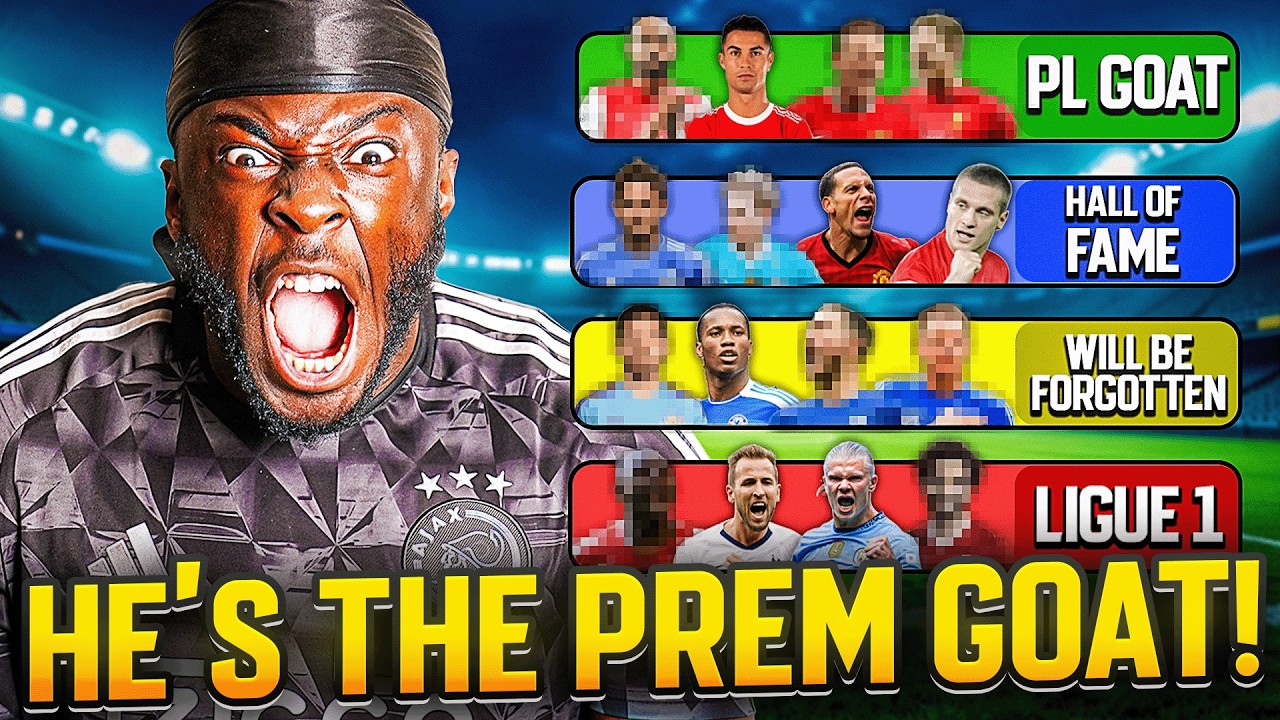 We RANKED the BEST PREMIER LEAGUE PLAYERS *EVER* 🏴󠁧󠁢󠁥󠁮󠁧󠁿