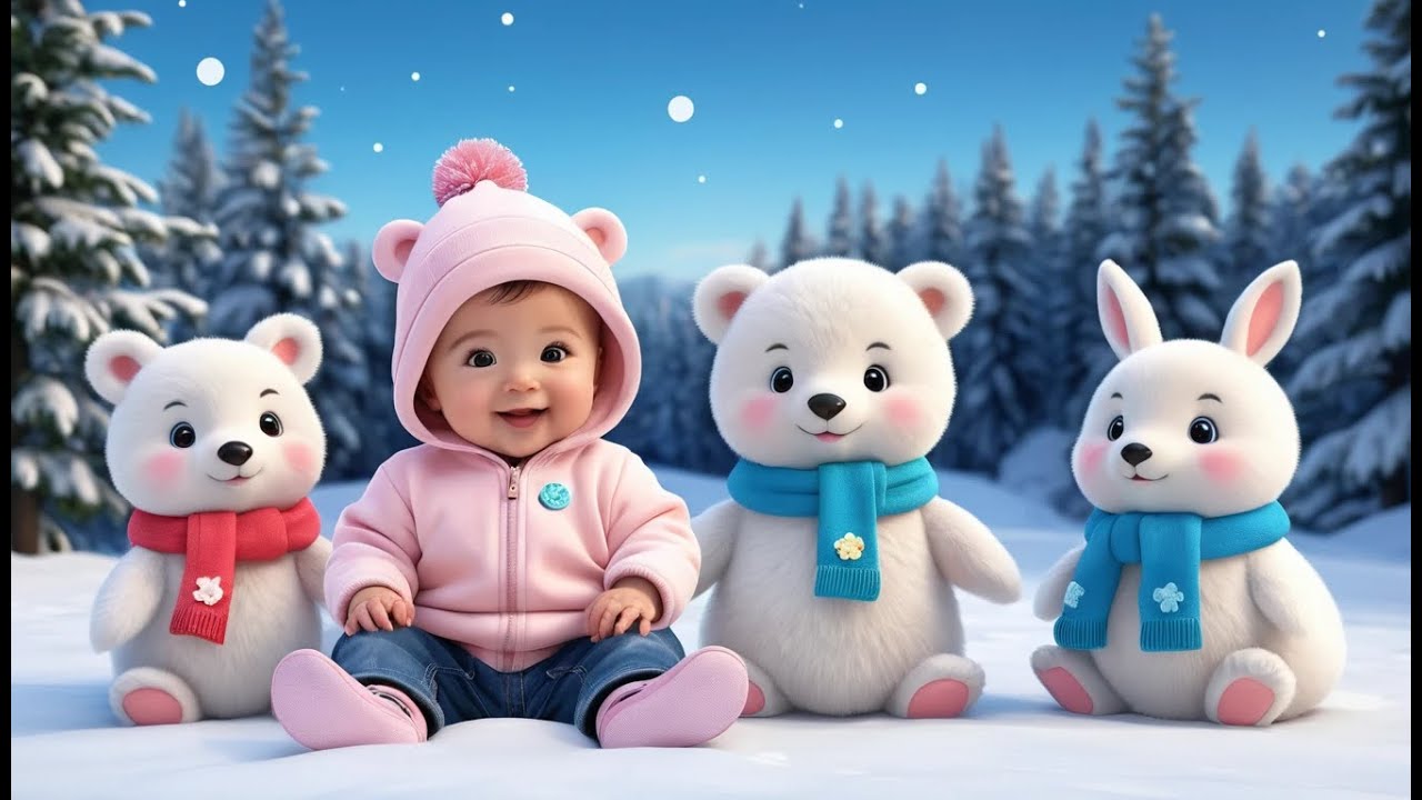 Cute Snow Animals | Fun Learning & Action Song for Toddlers