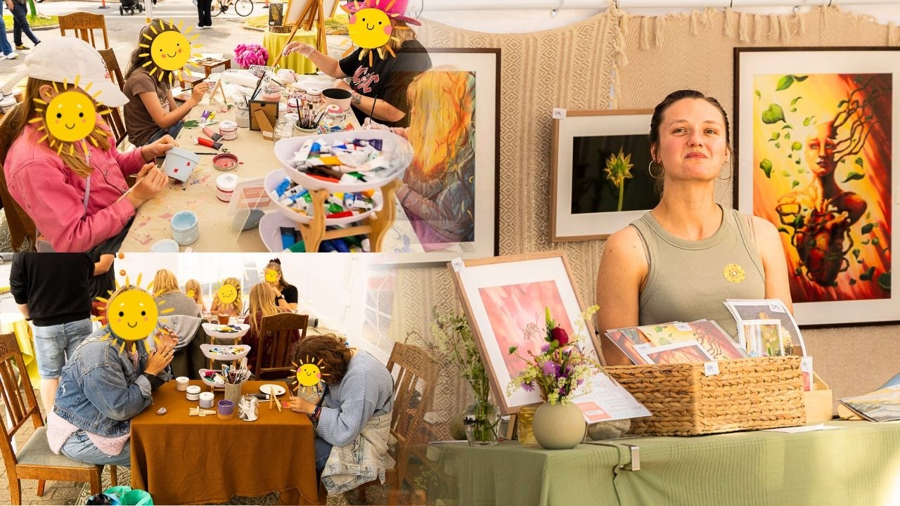 I'm a highly sensitive artist who fears people … So I created a FREE Art café