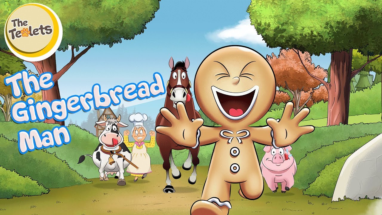 The Gingerbread Man Musical Story I Big Bad Wolf I Fairy Tales and Bedtime Stories I The Teolets