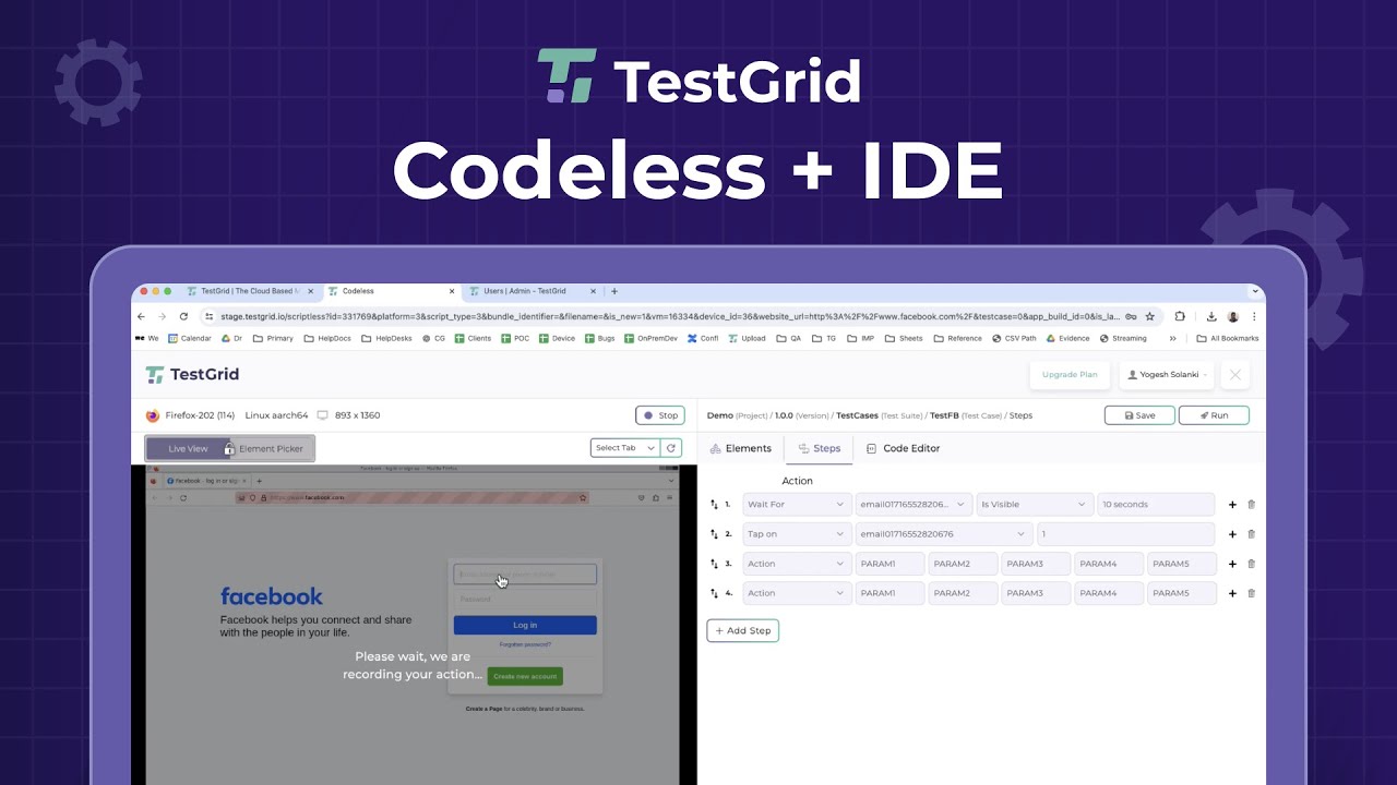 Codeless+IDE  | TestOS 2.0 &ndash; Product Updates | TestGrid