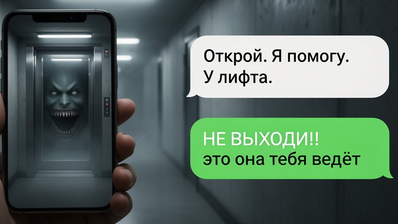 Лифт приехал сам.. И какая-то тень промелькнула