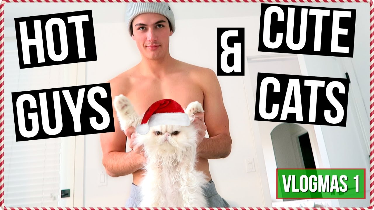 Hot Guys & Cute Cats! VLOGMAS Day 1!