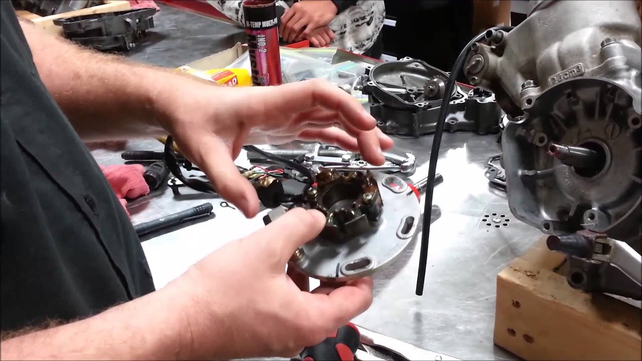 2 Stroke Engine Disassembly   Ignition Rotor   10 23 14