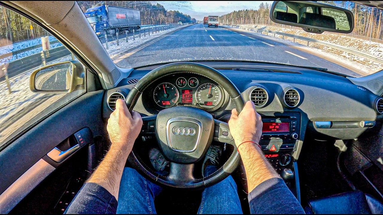 Audi A3 8P Sportback quattro | 2.0 TDI 170 HP | POV Test Drive #2669 | Joe Black
