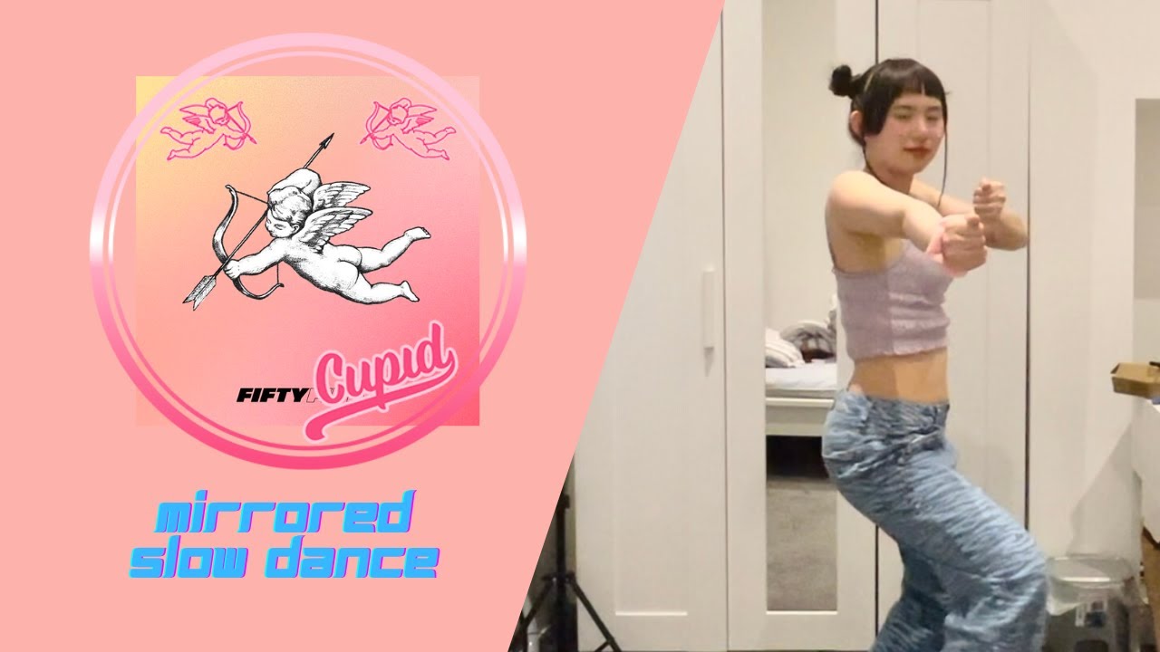 [Mirrored Slowed Dance] 5050 fifty fifty | 'Cupid' Dance Tutorial