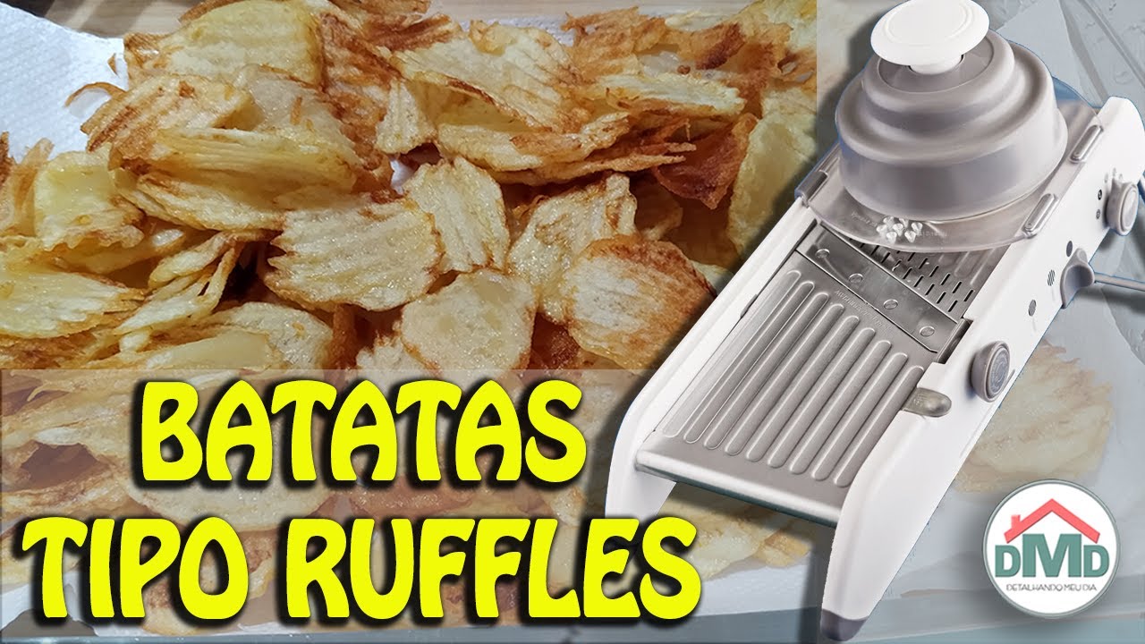 Teste Fatiador Mandolin Batata Ondulada Estilo Ruffles