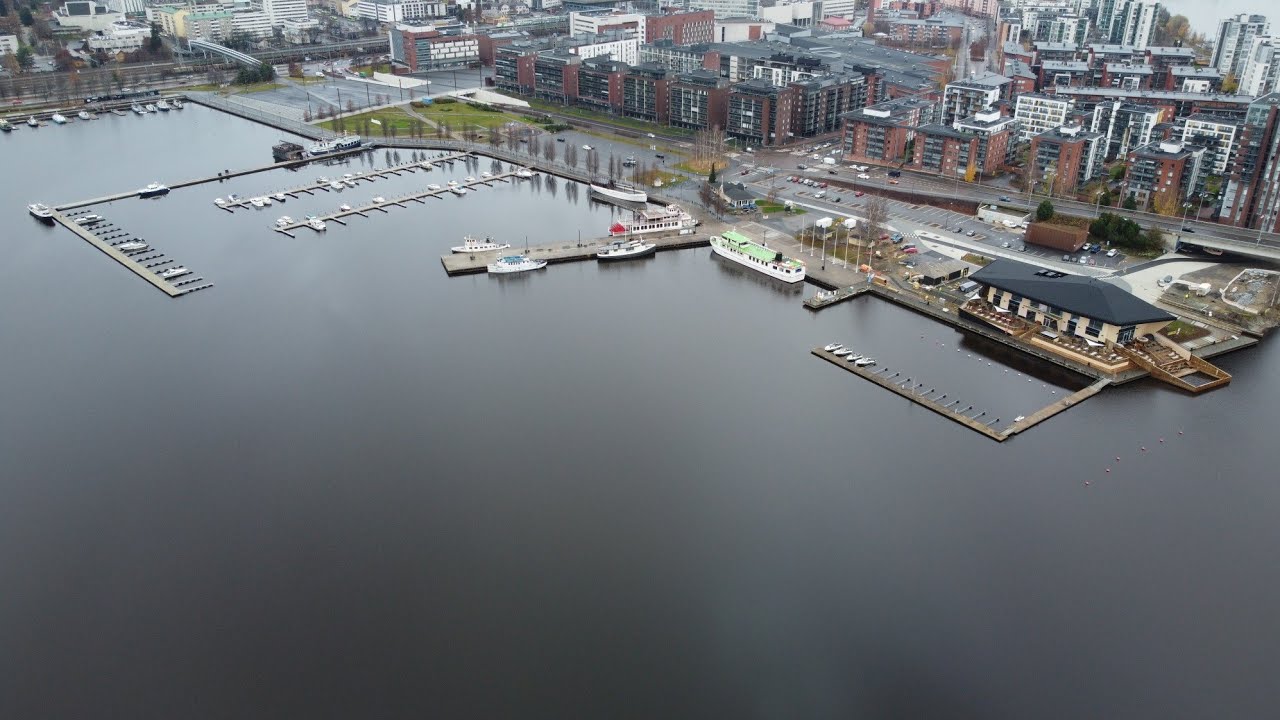 Lutakon satama (Drone ilmakuvaa)