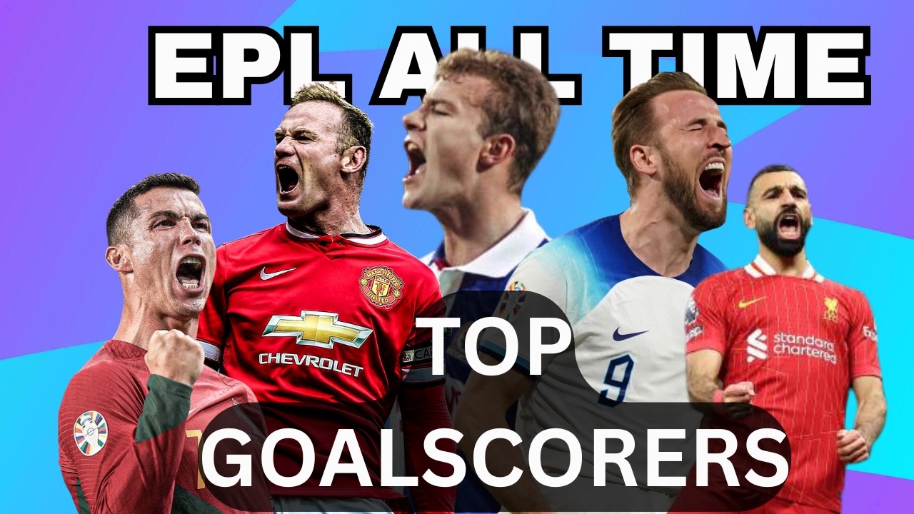 🏆 ENGLISH PREMIER LEAGUE   ALL TIME TOP SCORERS / EPL TOP GOAL SCORERS / M.salah
