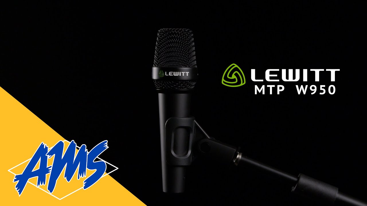 Bring Studio Sound to the Stage - Lewitt Audio MTP W950 Condenser Microphone