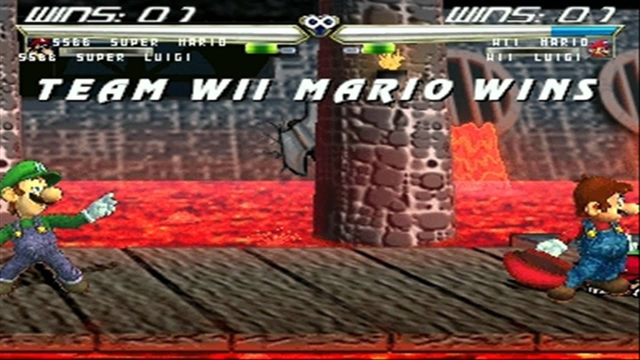 mrbnitendo5's Mugen(HD)-SSBB Super Mario Bros. Vs WII Mario Bros.