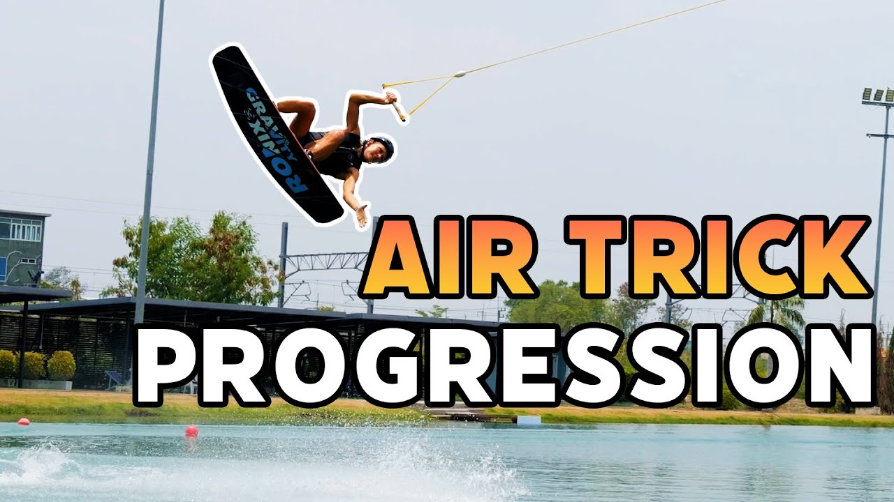 Ultimate AIR TRICK Progression GUIDE - How to - Cable Wakeboarding