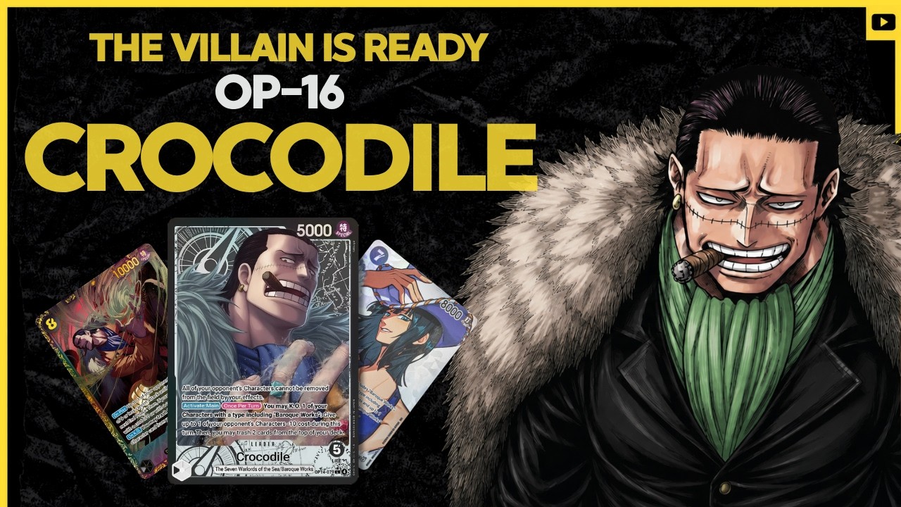 OP16 Black Crocodile is READY! New Decklist + Commented Gameplay