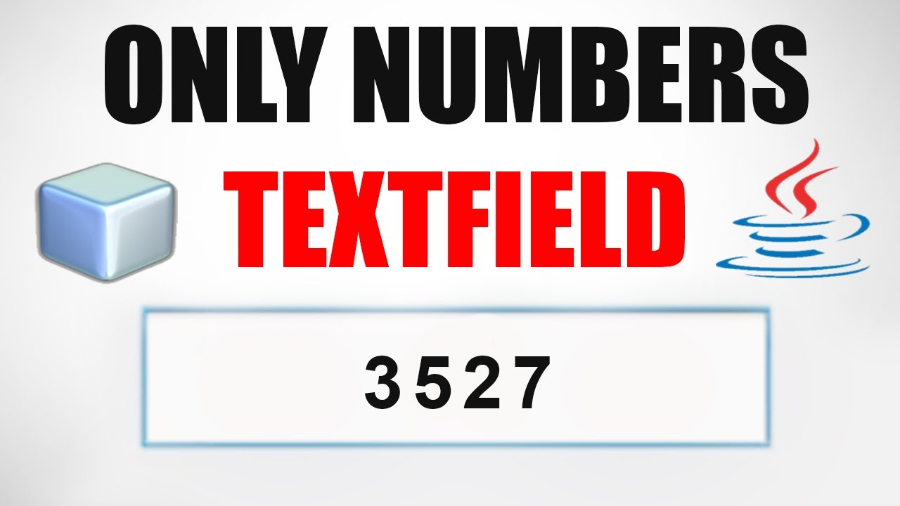 Java SWING #32 - Allow only numbers in JTextfield in Java Desktop Applications using Netbeans IDE