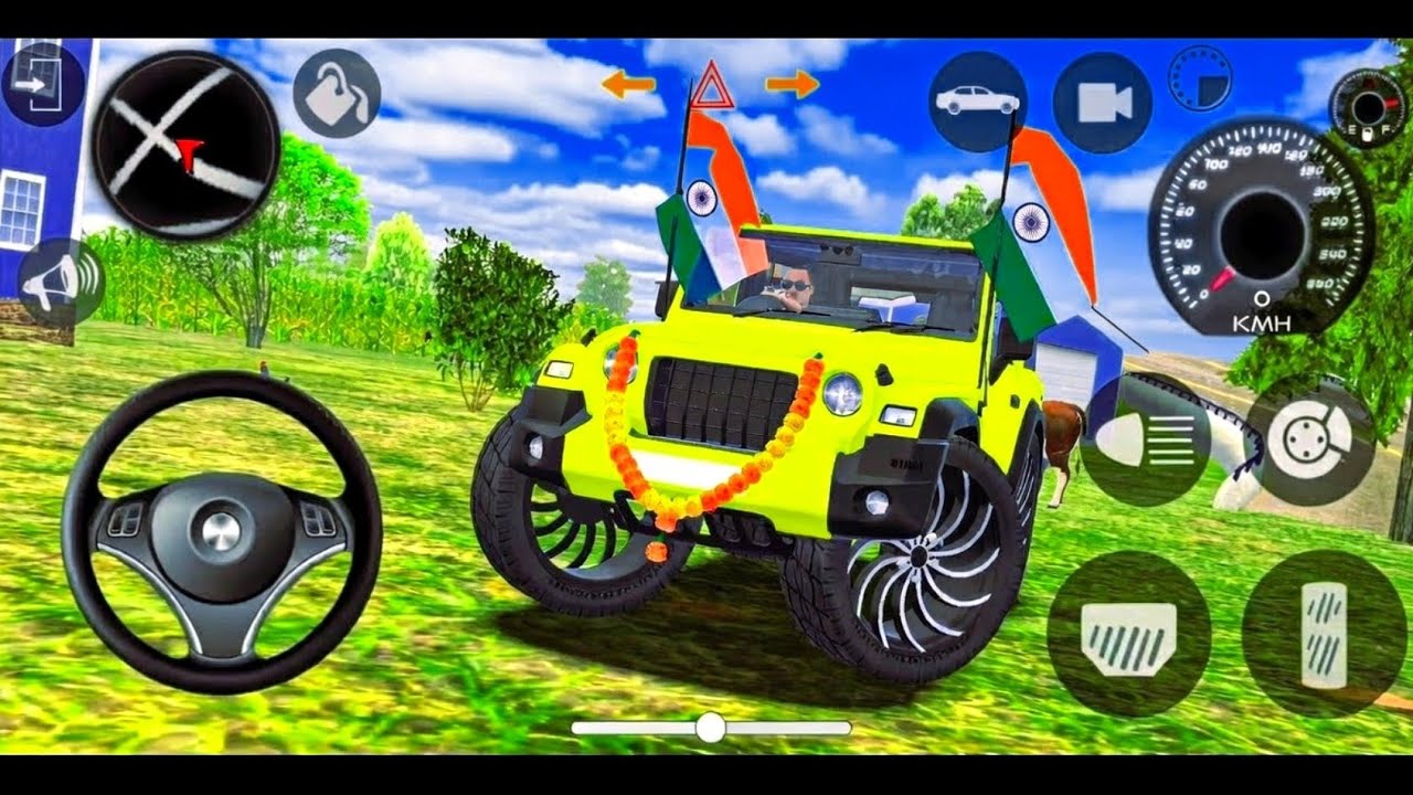 Modified Mahindra Thar😈Games:Indian Black Thar (Gadi Wala Games) Car Game Android Game - #2026