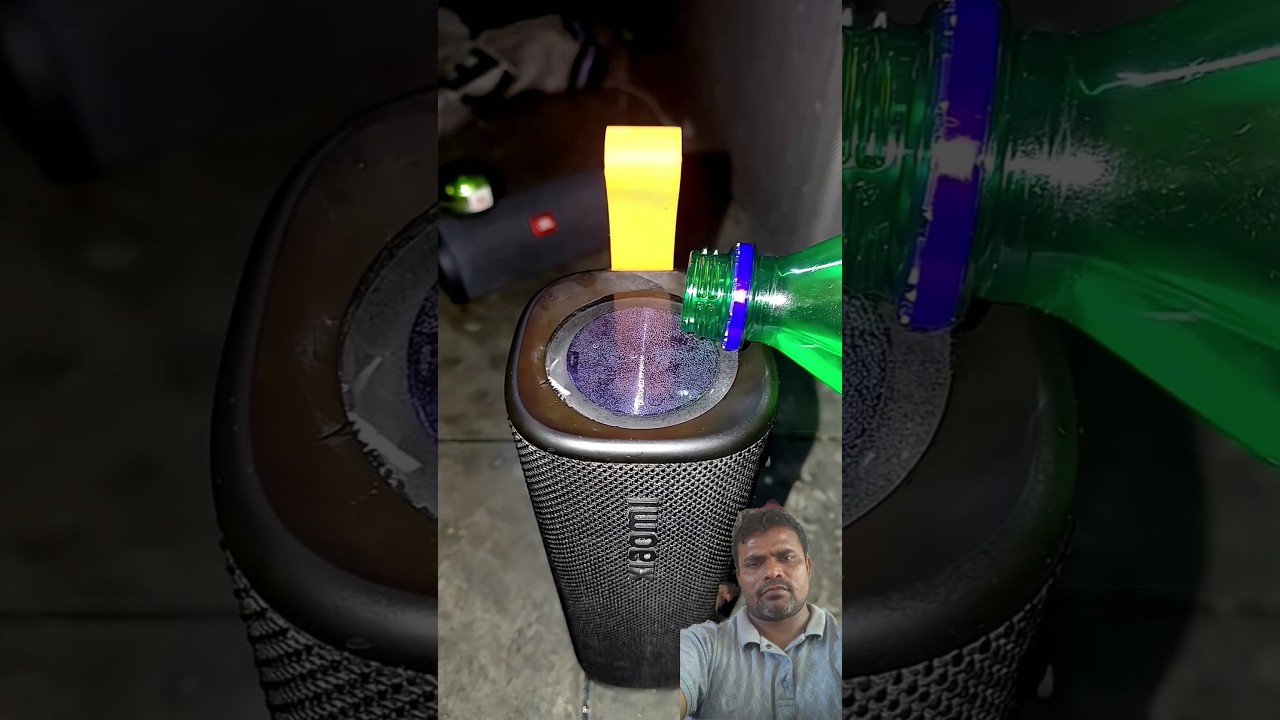 Sprite 🥤 JBL 🔊 bass test 💦 #jblspeaker #basstestmusic #water #shortsvedio