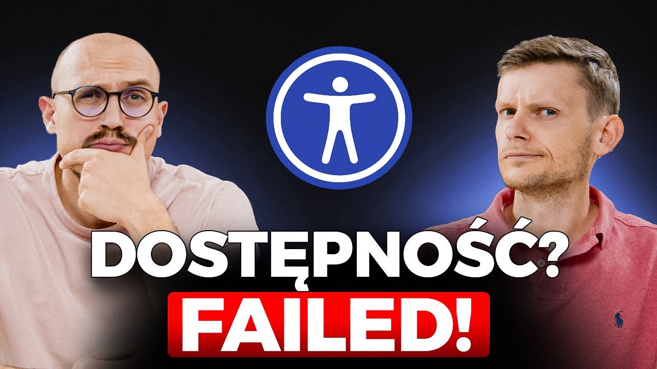 🚨 94,8% stron niedostępnych! Czy Europejski Akt o Dostępności zmieni coś w webie?