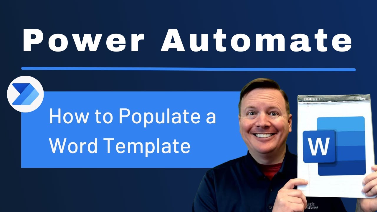 Power Automate: как заполнить шаблон Word 📃