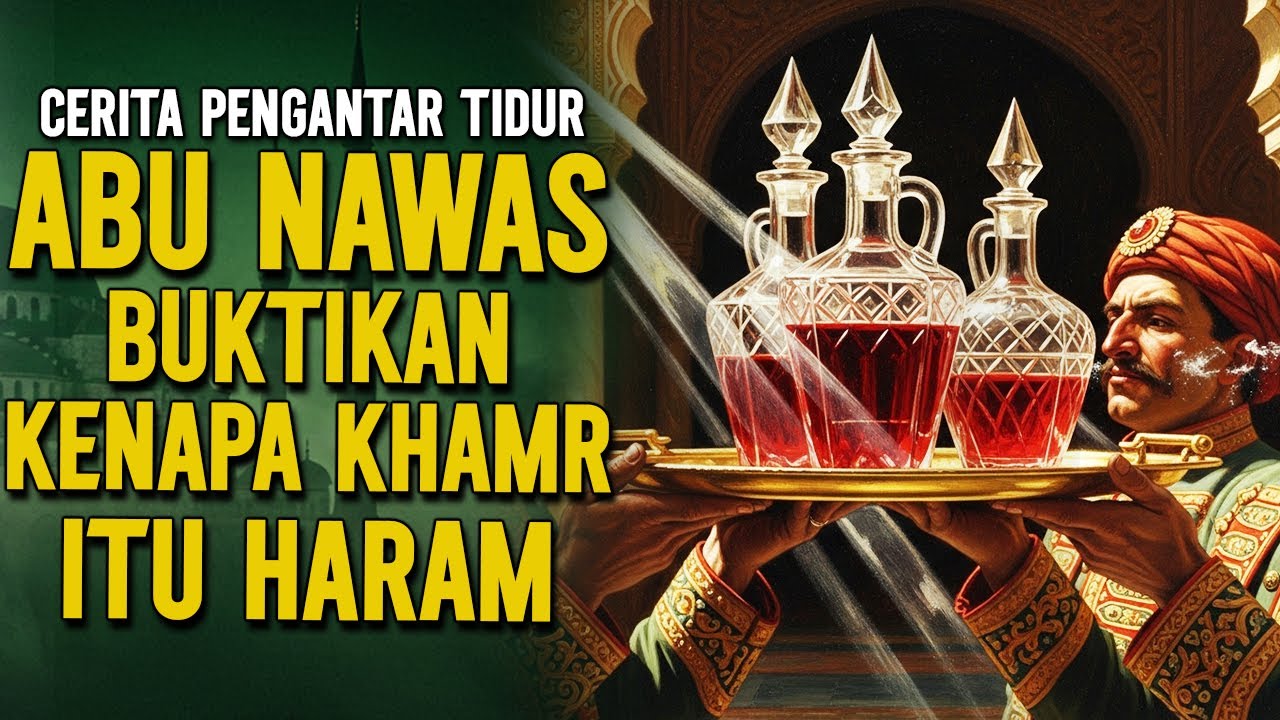 CARA CERDAS ABU NAWAS MENJAWAB KENAPA KHAMR ITU HARAM || CERITA LUCU PENGANTAR TIDUR