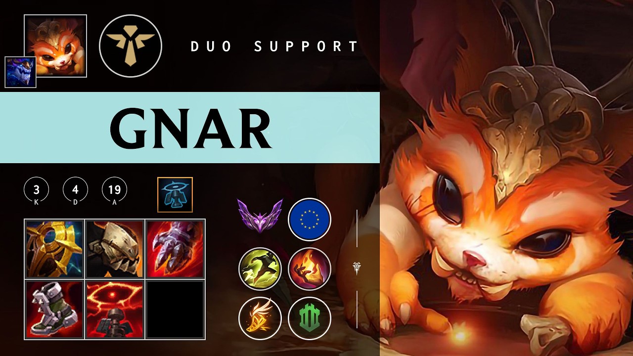 Gnar Support vs Bard - EUW Master Patch 26.05