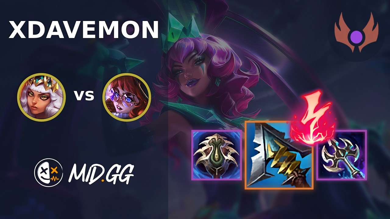 MID.GG: [ xDavemon ] Qiyana MID vs Aurora | NA MASTER | LOL Season 2026