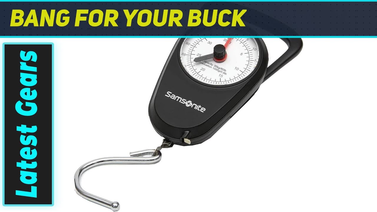 Best Compact Luggage Scale? Samsonite Manual Luggage Scale