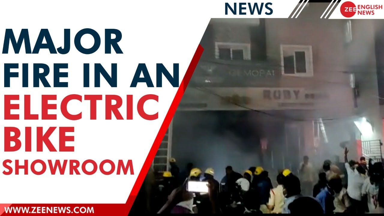Secunderabad: How severe is the fire accident in electric bike showroom?