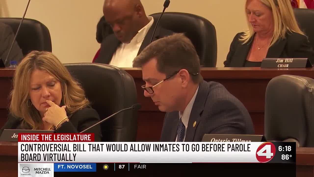 Controversial bill that would allow inmates to go before parole board virtually