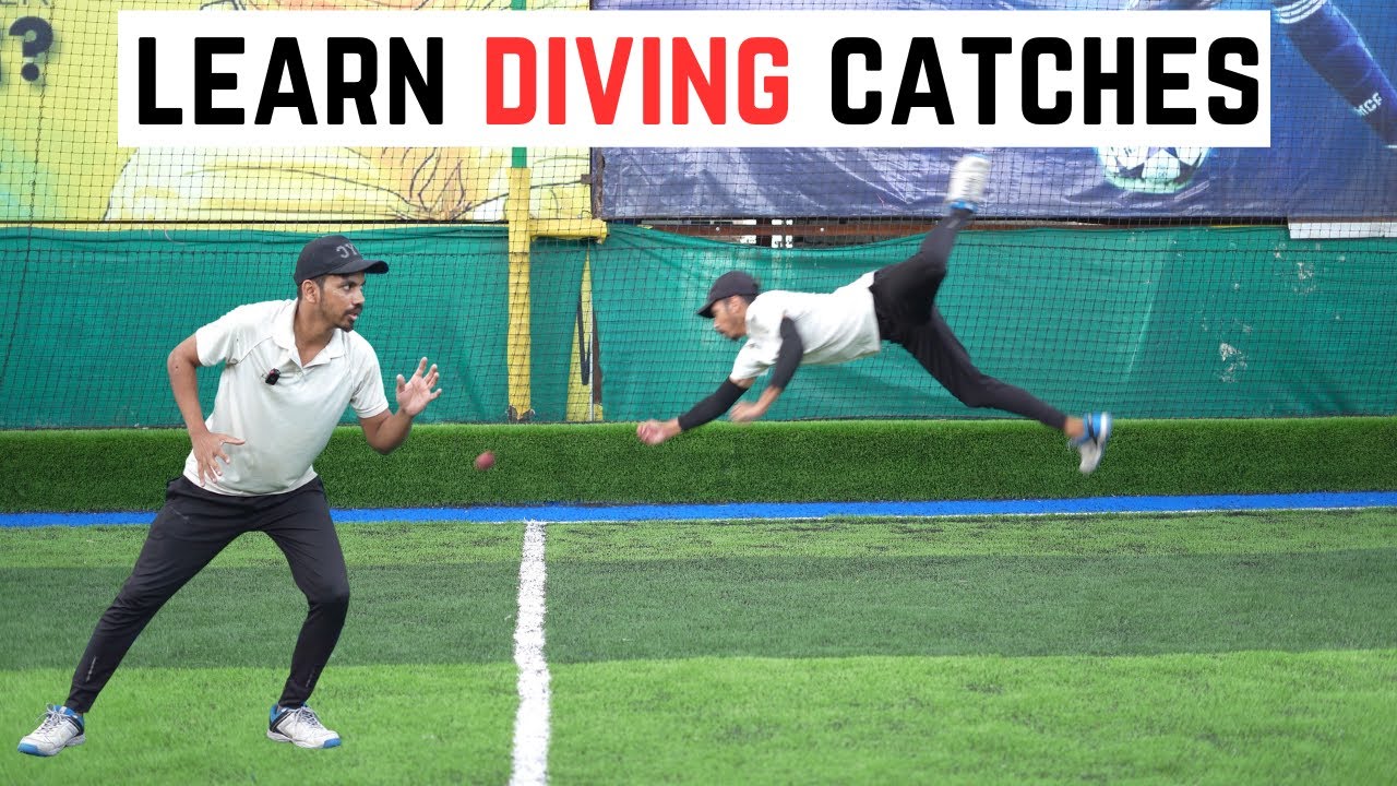 Dive fielding Catch Drills & techniques @cricketmastery