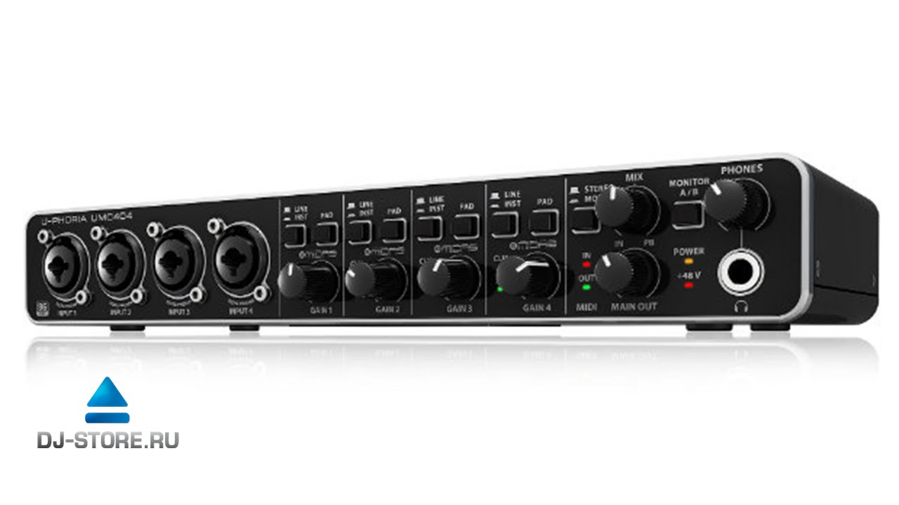 Обзор Behringer U-Phoria UMC404.