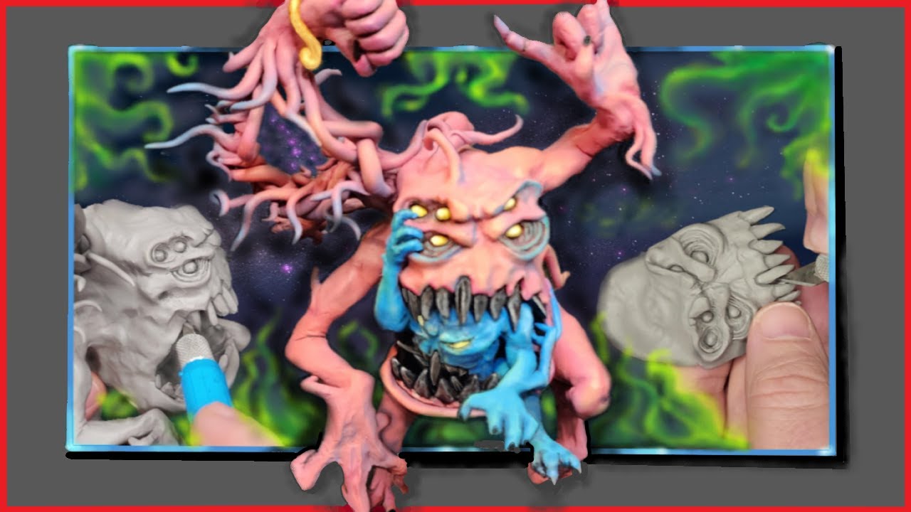 Sculpted PINK HORROR!