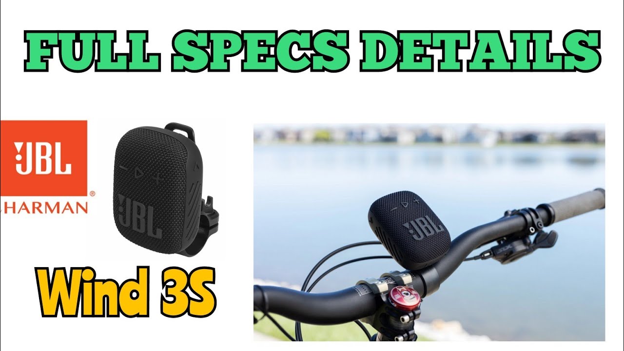 JBL Wind 3S Portable Bluetooth Speaker for Cycles | Full Specs Details💥💯