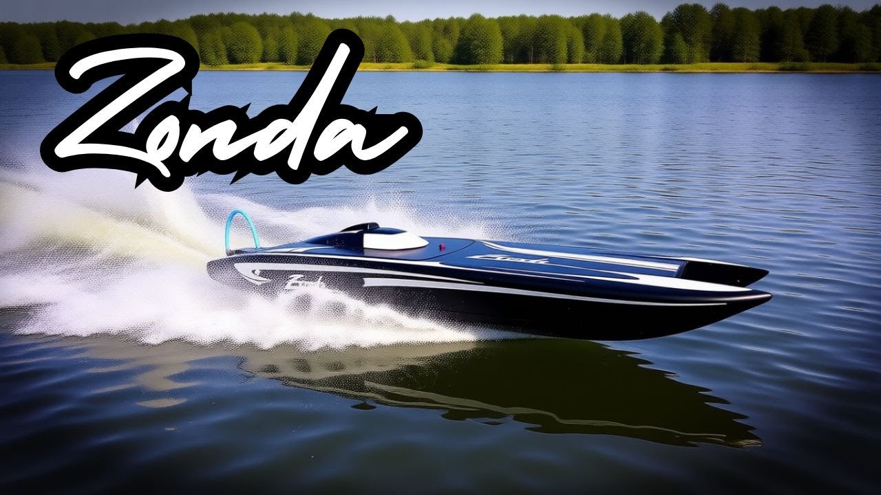 Огромный Катер на Радиоуправлении TFL Zonda 1040mm 2.4G...Тест на 6S LiPo