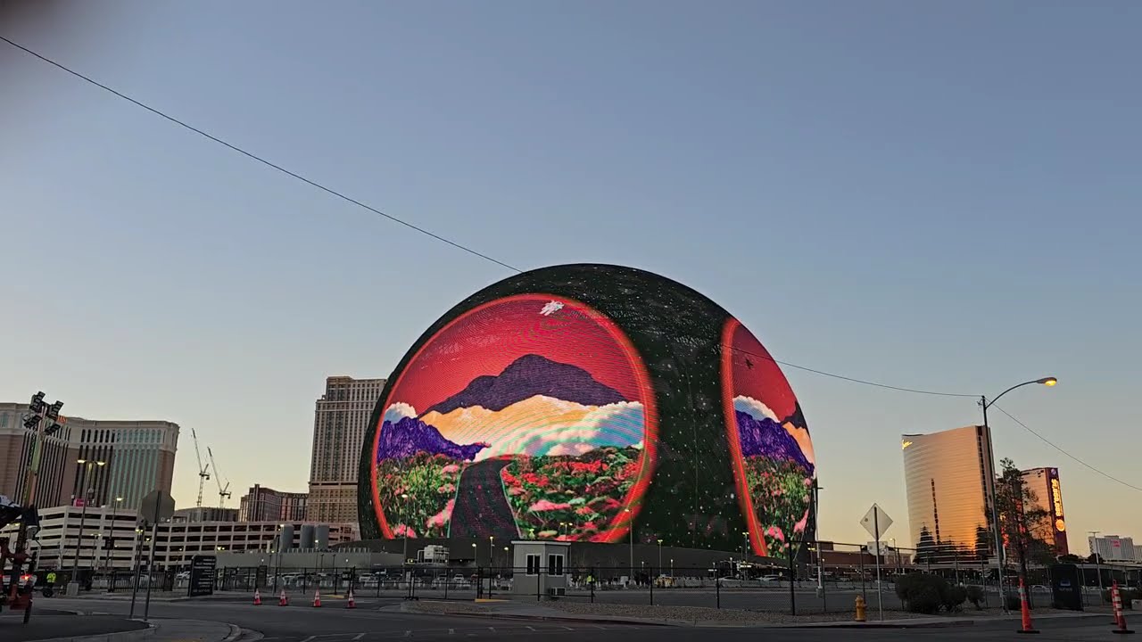Las Vegas Strip Cruising | January 19, 2026 MSG sphere #19 4k 