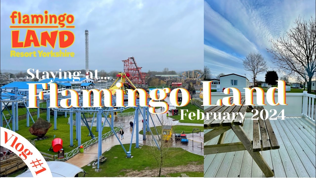 Staying at FLAMINGO LAND RESORT in a lodge ~ February 2024 ~ Vlog No.1 🎢🐆 