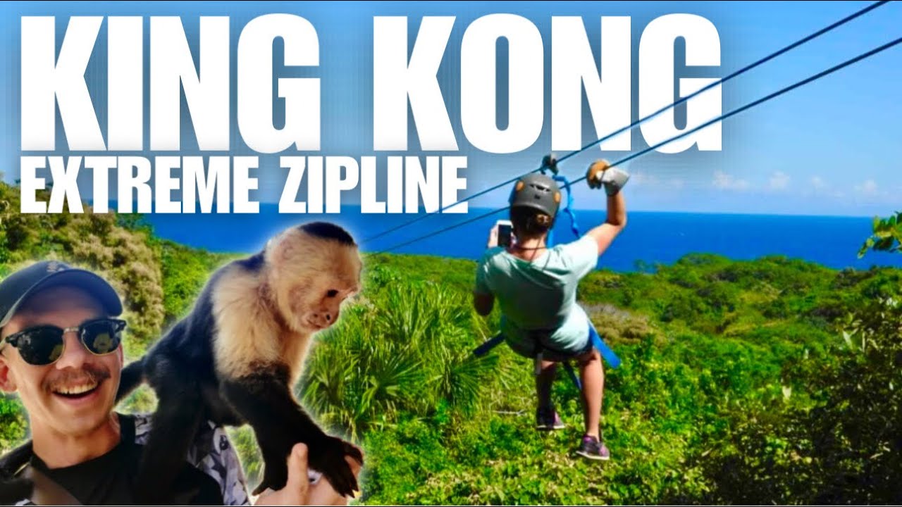 King Kong Extreme Zipline Roatán 2025 | BEST Zipline Adventure in Honduras!