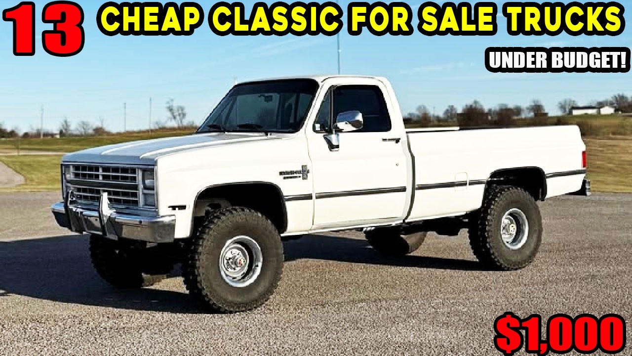 Facebook Deals: 13 Classic Trucks Under Budget!