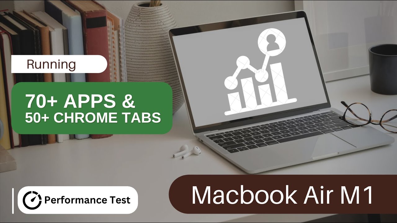 Macbook Air M1 Performance Test | Running 70+ Apps & 50+ Chrome Tabs on Macbook Air M1