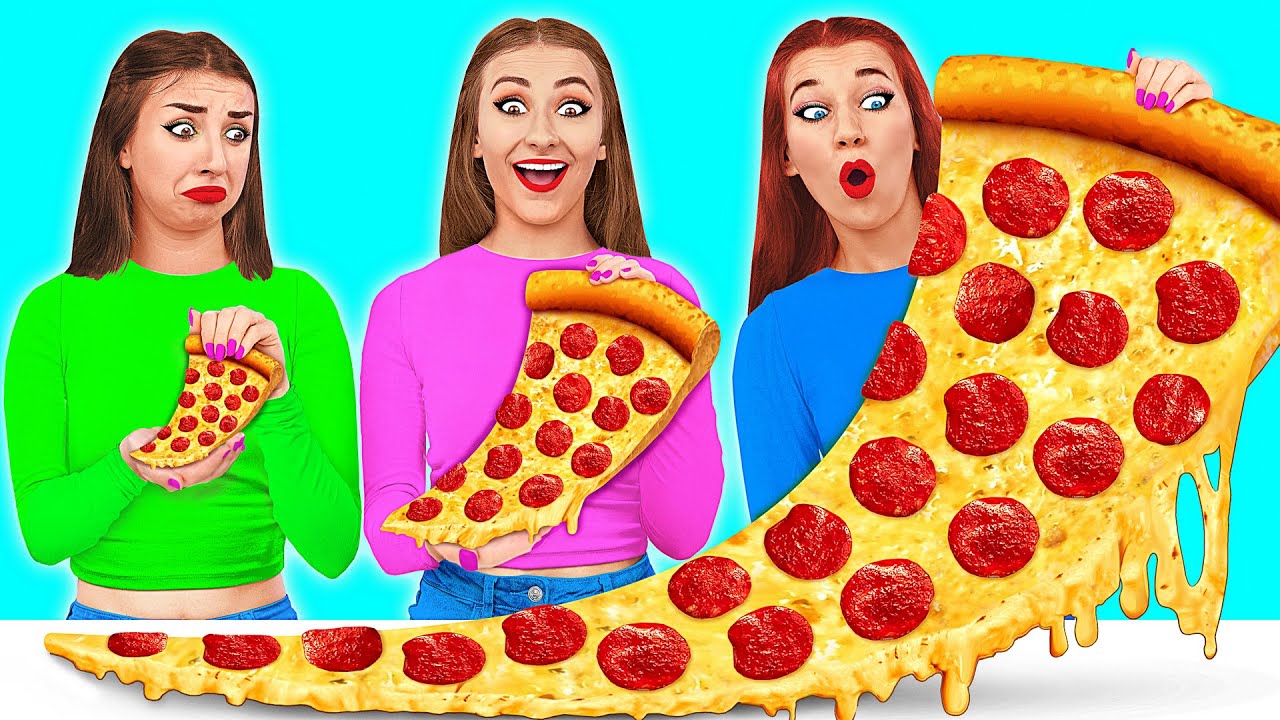 Большая, Средняя или Маленькая Тарелка Челлендж | Кто Победит в Кулинарной Битве от TeenDO Challenge