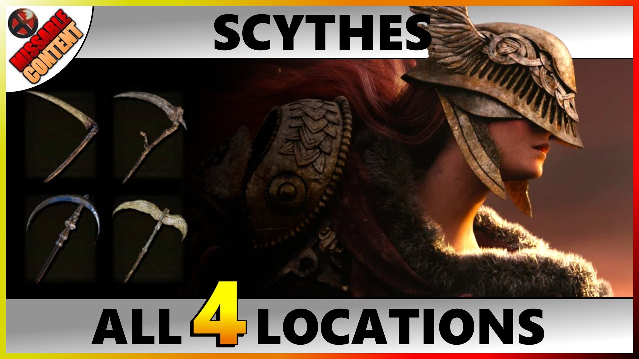 ELDEN RING All Reapers / All Scythes (Weapon Locations Elden Ring)