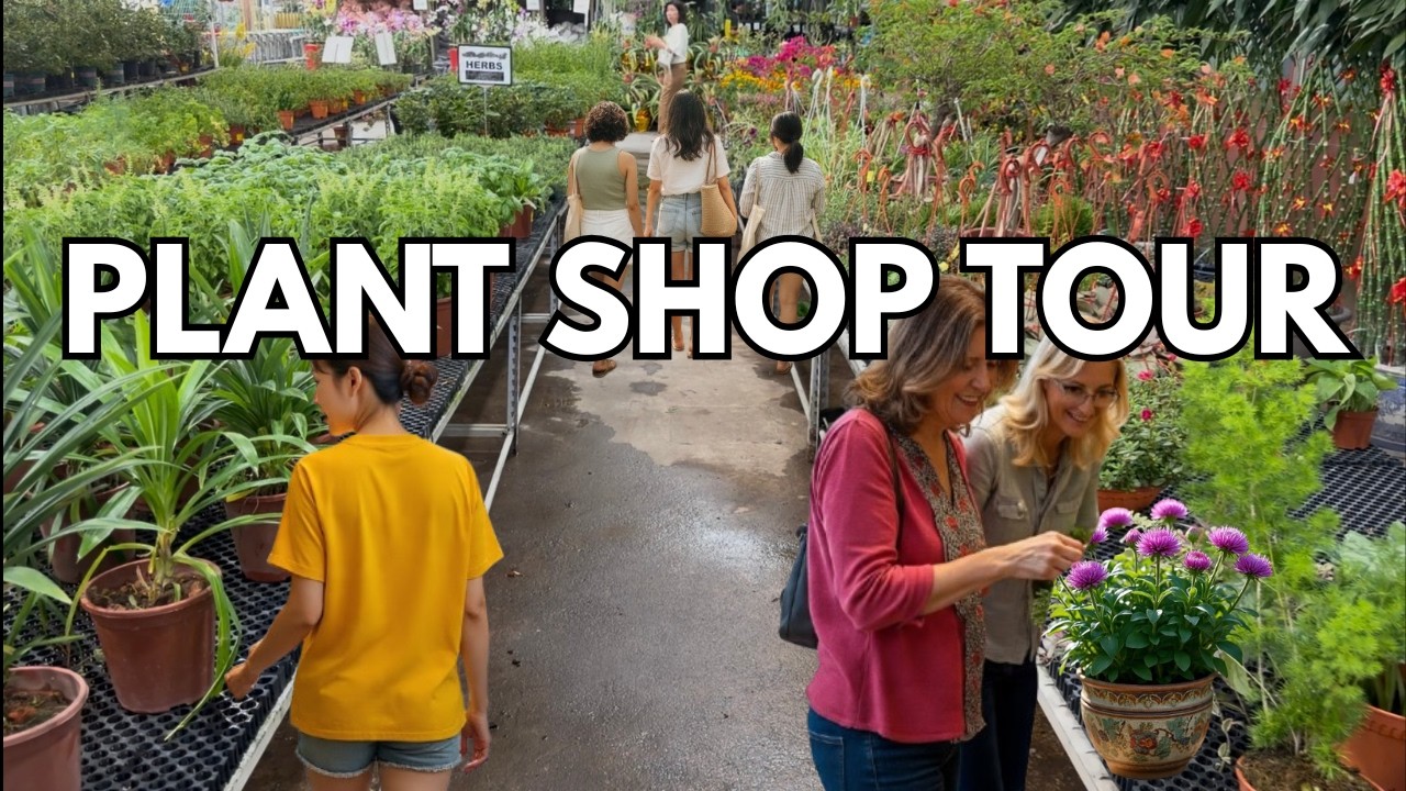 🌿 Exploring A Local Plant Shop | A Day at the Plant Shop | Plant Shop Tour
