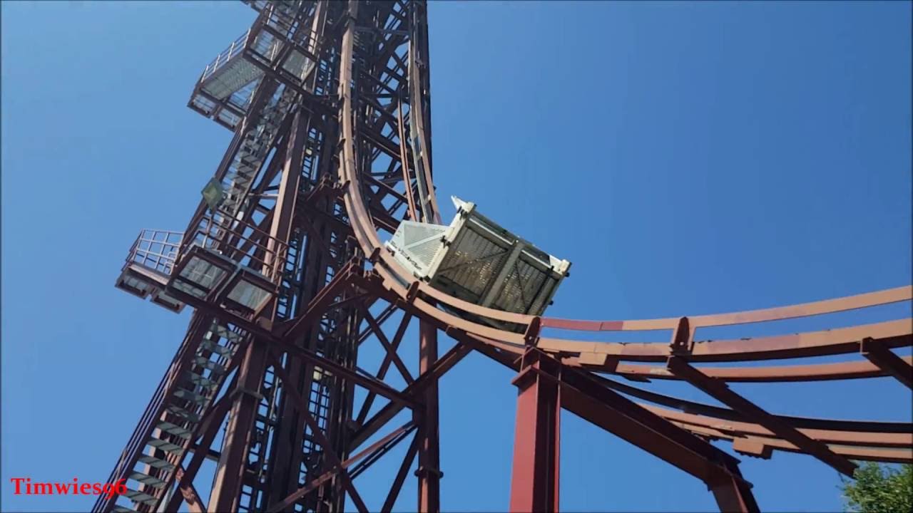 Hollywood Tower OnRide & OffRide 2016 - Movieland Park