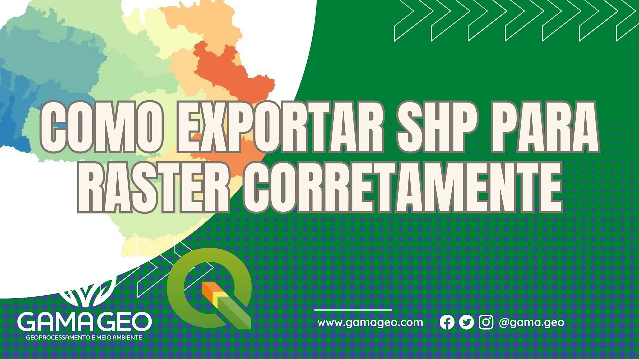 Como converter arquivos Shape (SHP) para Raster corretamente no QGis