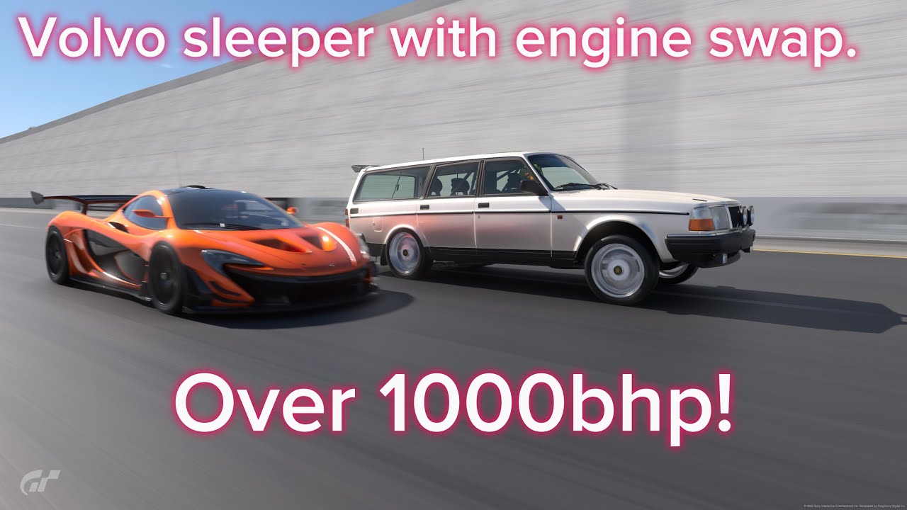 Testing a crazy 1000bhp Volvo.