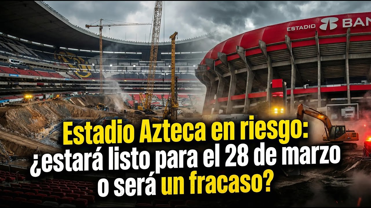 👉 Estadio Azteca en riesgo: &iquest;estar&aacute; listo para el 28 de marzo o ser&aacute; un fracaso?