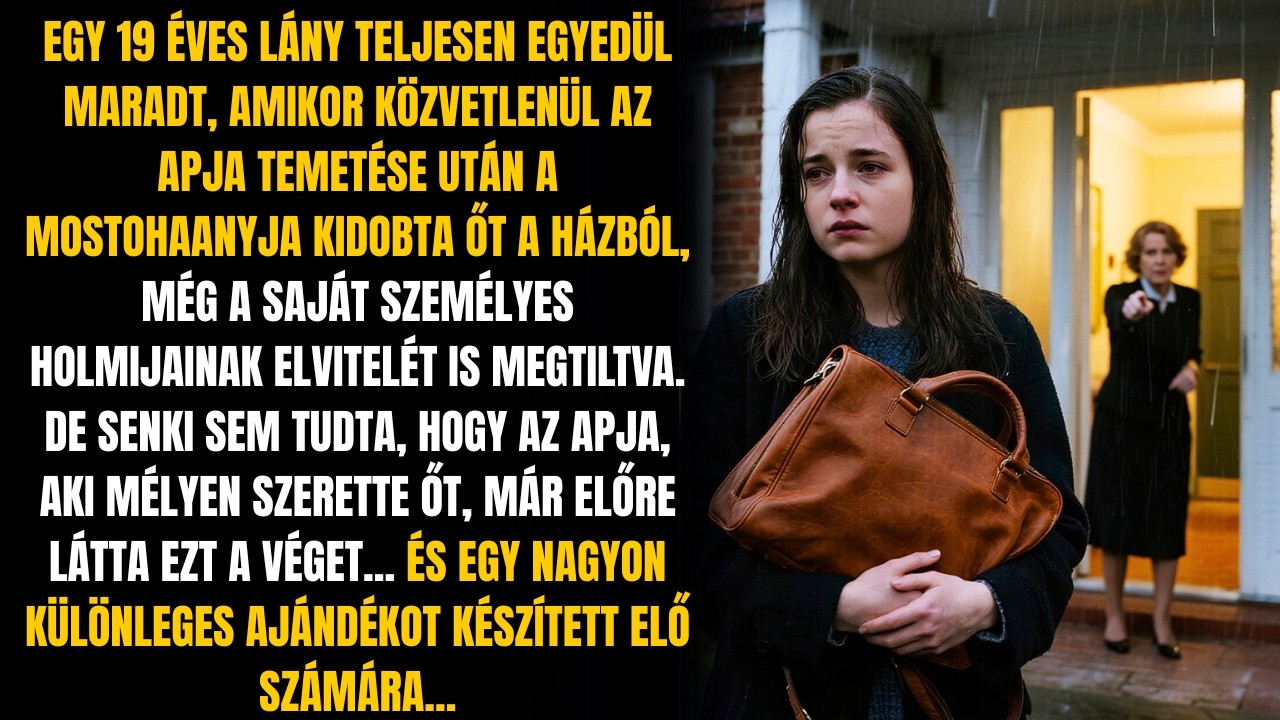 MOSTOHÁM APUKÁM TEMETÉSÉNEK NAPJÁN KIDOBOTT ENGEM — DE Ő MÁR ELŐRE TERVEZETT MINDENT
